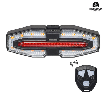 Luz Con Sonido Giro Stop Control Remoto Bicicleta