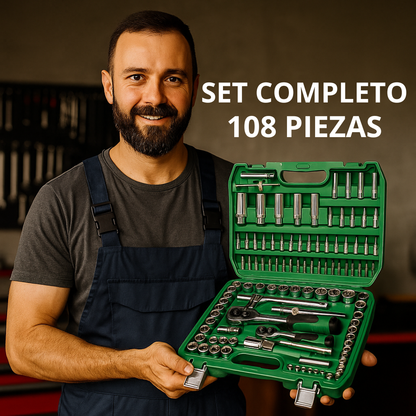 Set de Herramientas Profesional 108 Piezas